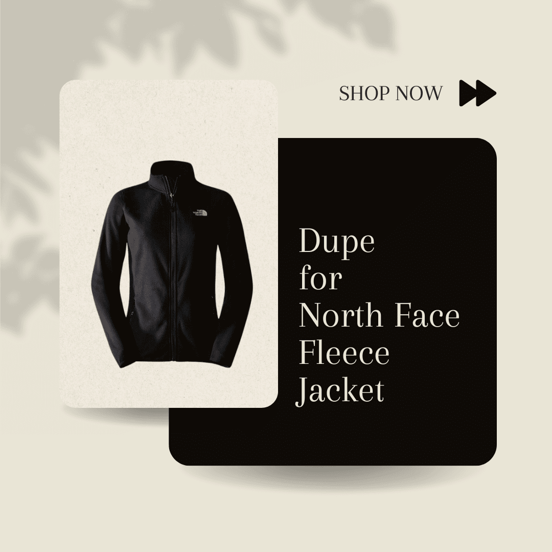 dupe for north face fleece jacket