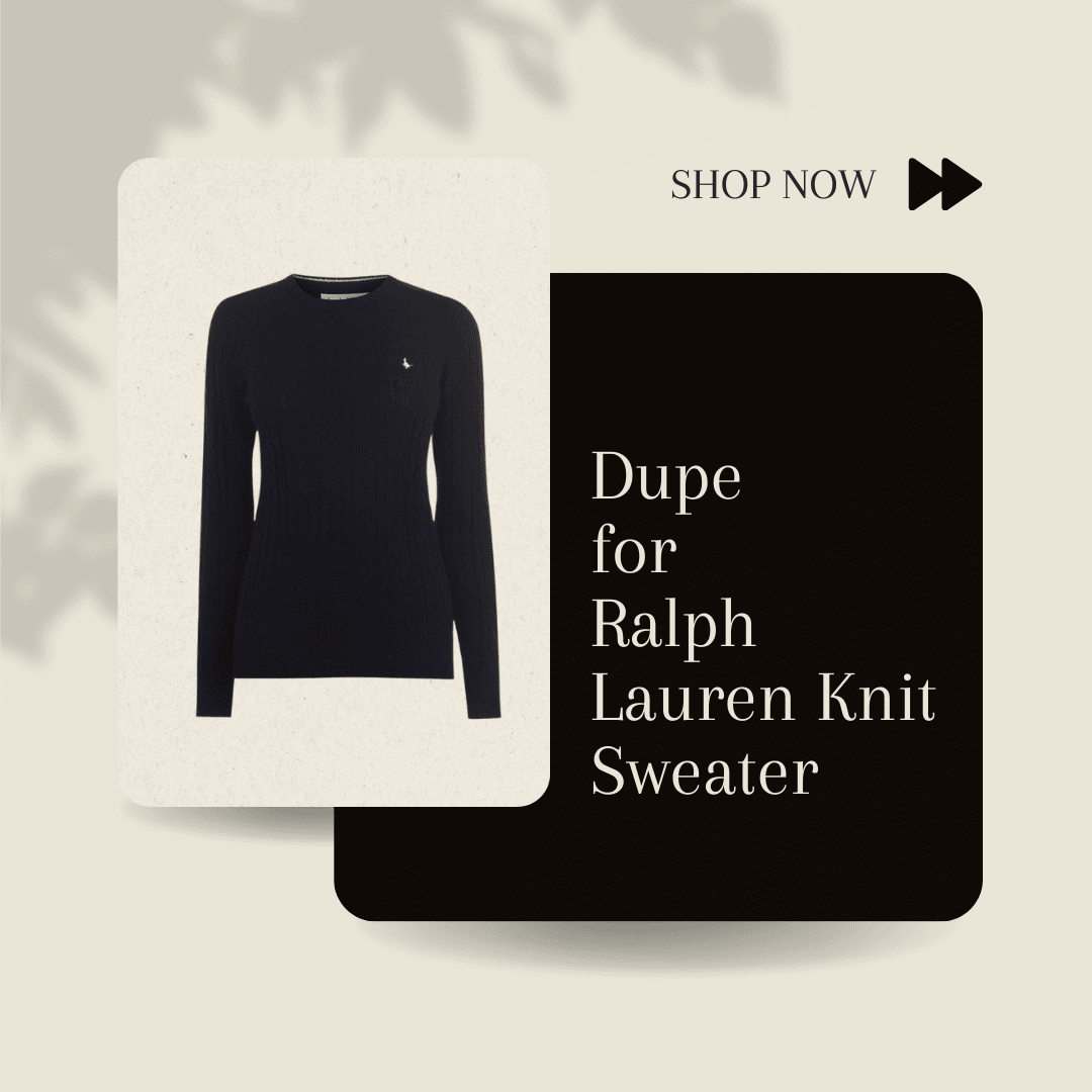dupe for ralph lauren knit sweater